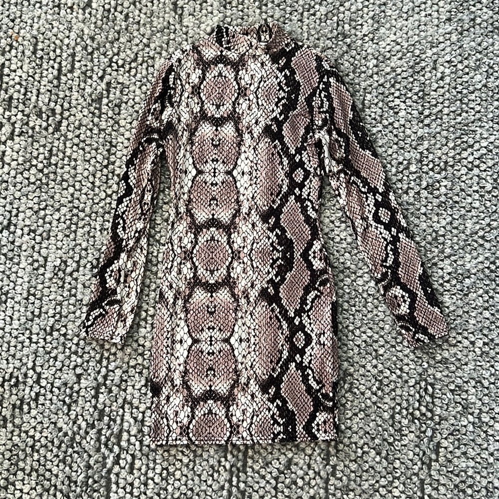 Pretty Little Things Snake Dress-6